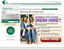 Tablet Screenshot of foreclosurepropertydata.com
